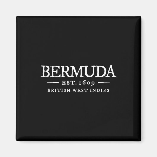 Bermuda Vintage-Brief Retro-Throwback- Urlaub So Magnet (Vorne)