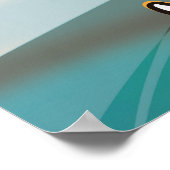 Bermuda Vintage Reiseplakat Poster (Ecke)