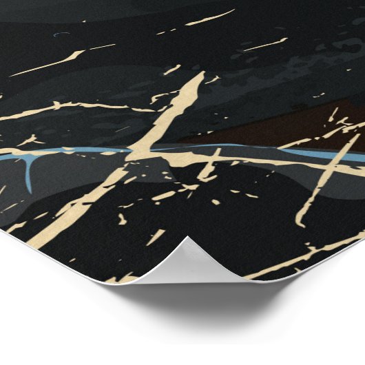 Bermuda Vintage Reiseplakat Poster (Ecke)