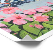 Bermuda Vintage Reiseplakat Poster (Ecke)