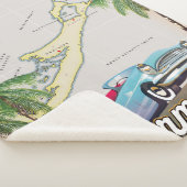 Bermuda Vintage Reiseplakat Sherpadecke (3/4)