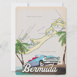 Bermuda Vintage-Reisewerbeposter