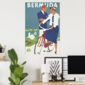 Bermuda Vintage Travel Poster (Heimbüro)