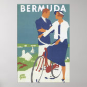 Bermuda Vintage Travel Poster (Vorne)