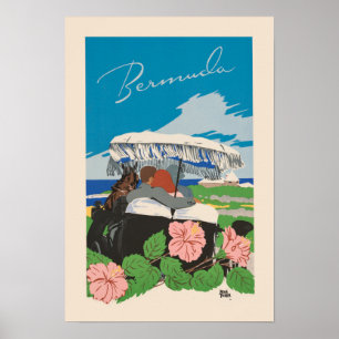 Bermuda   Vintage Travel Poster