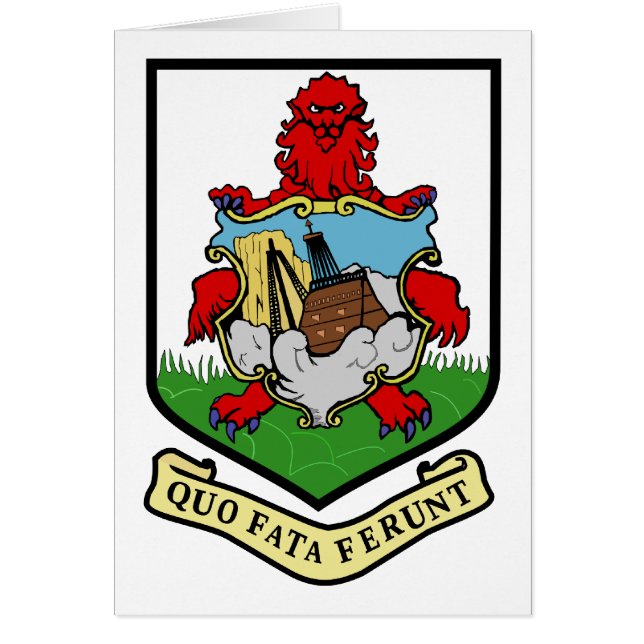Bermuda-Wappen mit Motto (Vorne)