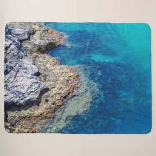 Bermuda Waters Inspiriert Shepa Blanket Sherpadecke