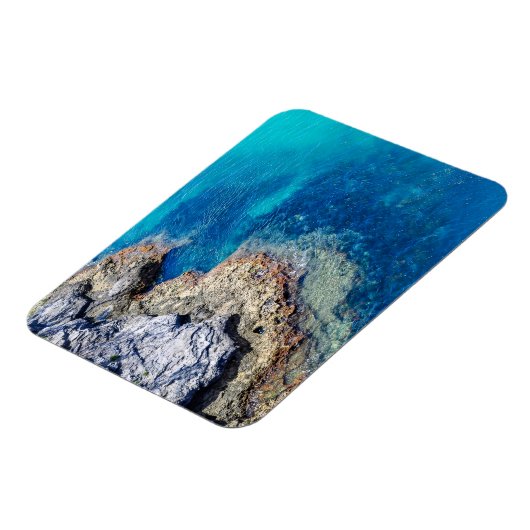 Bermuda Waters & Rocky Shoreline Magnet (Linke Seite)