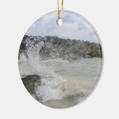 Bermuda Wave Foto Ornament (Links)