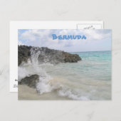 Bermuda Wave Postkarte (Vorne/Hinten)