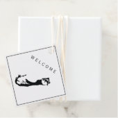 Bermuda Welcome Bag Geschenk Tag Hochzeit Geschenkanhänger (Beispiel)