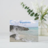 Bermuda-Welle Postkarte (Stehend Vorderseite)