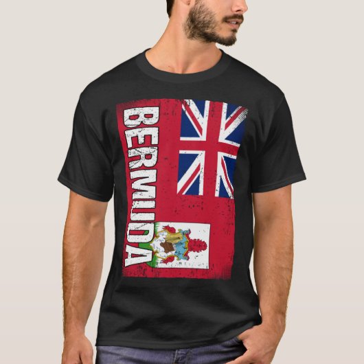 Bermudan-Flagge Bermudas 1 T-Shirt (Vorderseite)
