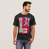 Bermudan-Flagge Bermudas 1 T-Shirt (Vorne ganz)
