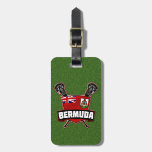 Bermudan Lacrosse Luggage Tag Template Gepäckanhänger
