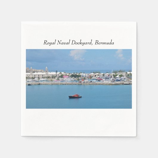 Bermudas Königlicher Seefahrerhof Serviette (Vorderseite)
