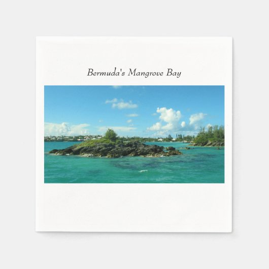 Bermudas Mangrove Bay Serviette (Vorderseite)