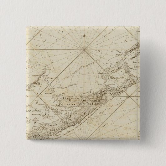 Bermudas oder die Sommerinseln Button (Vorderseite)