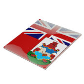 Bermudische Flagge Fliese (Seite)