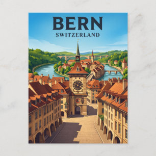 Bern Altstadt Schweiz Postkarte