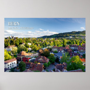 Bern Altstadt Schweiz Reise Wandkunst Poster