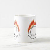 Bern auf Feuer - Bernie-Sandpapierschleifmaschinen Kaffeetasse (Mittel)