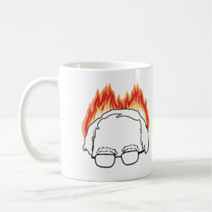 Bern auf Feuer - Bernie-Sandpapierschleifmaschinen Kaffeetasse