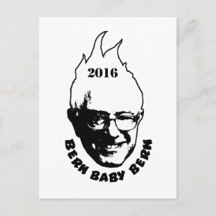 BERN BABY BERN - Bernie Sanders 2016 Postkarte