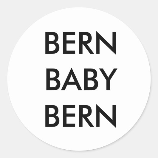 Bern Baby Runder Aufkleber (Vorderseite)