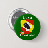 Bern Bern Bern Bern Schweiz Suisse Svizzera Svizra Button (Vorne & Hinten)