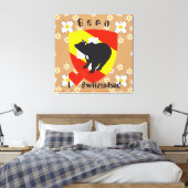 Bern, Berne, Berna, Bärn, Schweiz, Suisse Leinwand (Insitu (Schlafzimmer))
