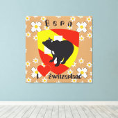 Bern, Berne, Berna, Bärn, Schweiz, Suisse Leinwand (Insitu (Holzboden))