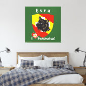 Bern, Berne, Berna, Bärn, Schweiz, Suisse Leinwand (Insitu (Schlafzimmer))