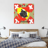 Bern, Berne, Berna, Bärn, Schweiz, Suisse Leinwand (Insitu (Schlafzimmer))