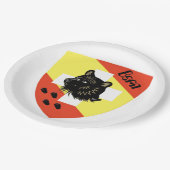 Bern – Berne – Berna Papierteller (Schrägansicht)