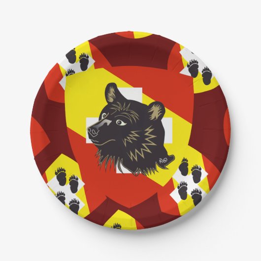 Bern – Berne – Berna Papierteller (Vorderseite)