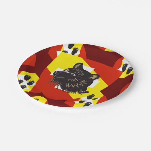 Bern – Berne – Berna Papierteller (Schrägansicht)