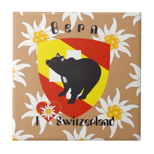 Bern Berne Berna Schweiz Suisse Fliese (Vorderseite)