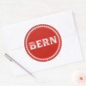Bern City Pride Emblem – Swiss Identity Runder Aufkleber (Umschlag)