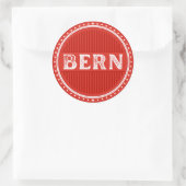 Bern City Pride Emblem – Swiss Identity Runder Aufkleber (Tasche)