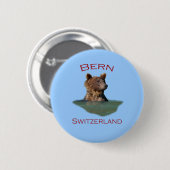 Bern, die Schweiz Button (Vorne & Hinten)