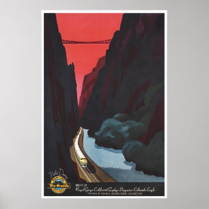 Bern Hill Zug Poster Lokomotive Kunst Eisenbahn