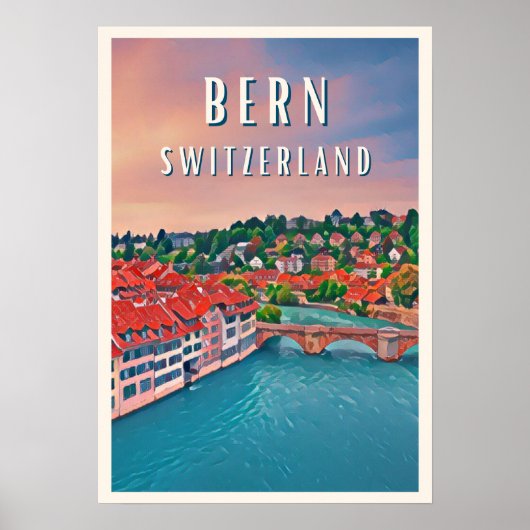 Bern im Herzen der Schweizer Alpen Poster (Vorne)