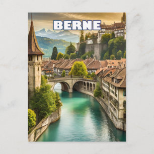 Bern im Herzen der Schweizer Alpen Postkarte