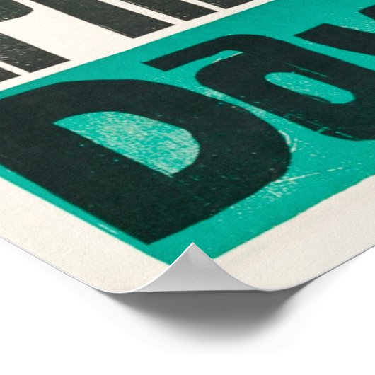 Bern Kunsthalle Poster (Ecke)