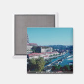 Bern, Minster und Fluss Aare, Schweiz Magnet (Vorderseite/Rückseite)