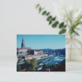 Bern, Minster und Fluss Aare, Schweiz Postkarte (Stehend Vorderseite)