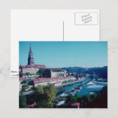 Bern, Minster und Fluss Aare, Schweiz Postkarte (Vorne/Hinten)