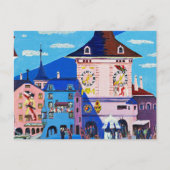 Bern mit Belltower von Ernst Ludwig Kirchner Postkarte (Vorderseite)