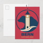 Bern Schweiz Europa Postkarte (Vorne/Hinten)